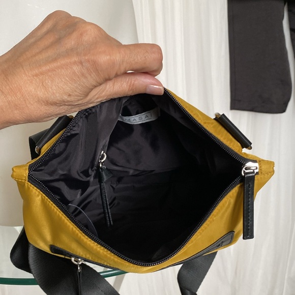 Masai Copenhagen Ramona Stylish Crossbody Yellow and Black Bag - Picture 11 of 17